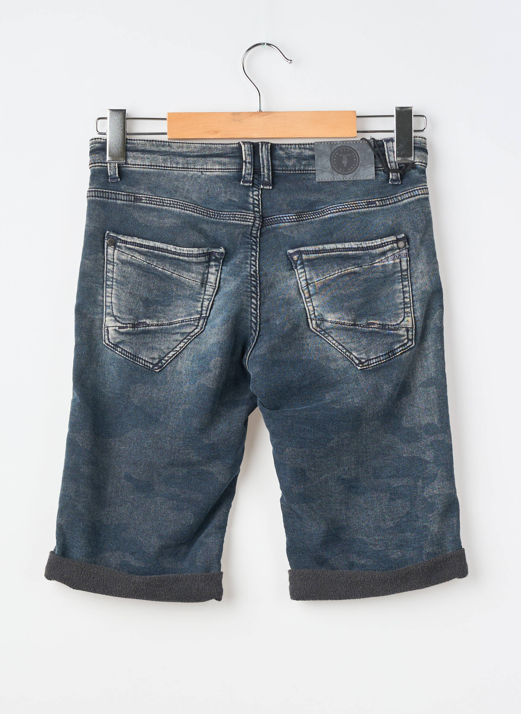Bermuda tissage denim bleu LE TEMPS DES CERISES garçon