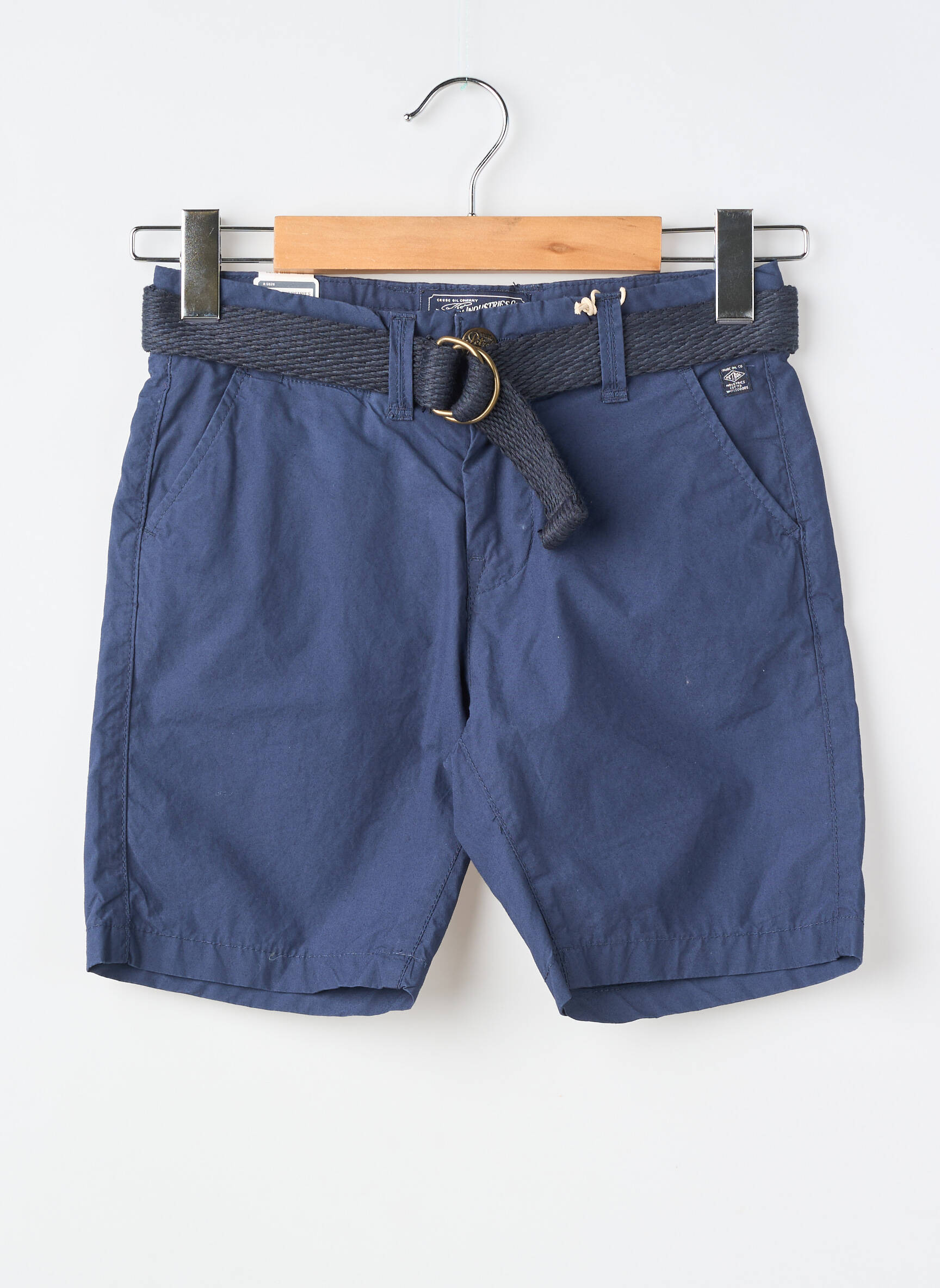 Short tissage popeline bleu PETROL INDUSTRIES garçon