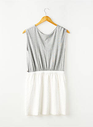 Robe mi-longue sans manche sans manche gris KAPORAL fille