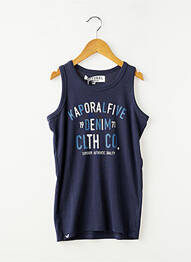 T-shirt col rond fines bretelles bleu KAPORAL garçon