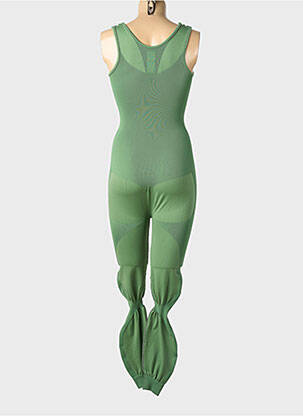 Combi-pantalon sans manche sans manche vert LES POULETTES FITNESS femme