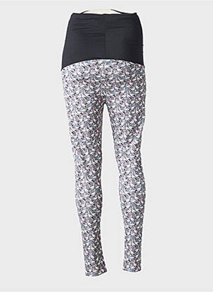 Pantalon maternité stretch gris LES POULETTES FITNESS femme