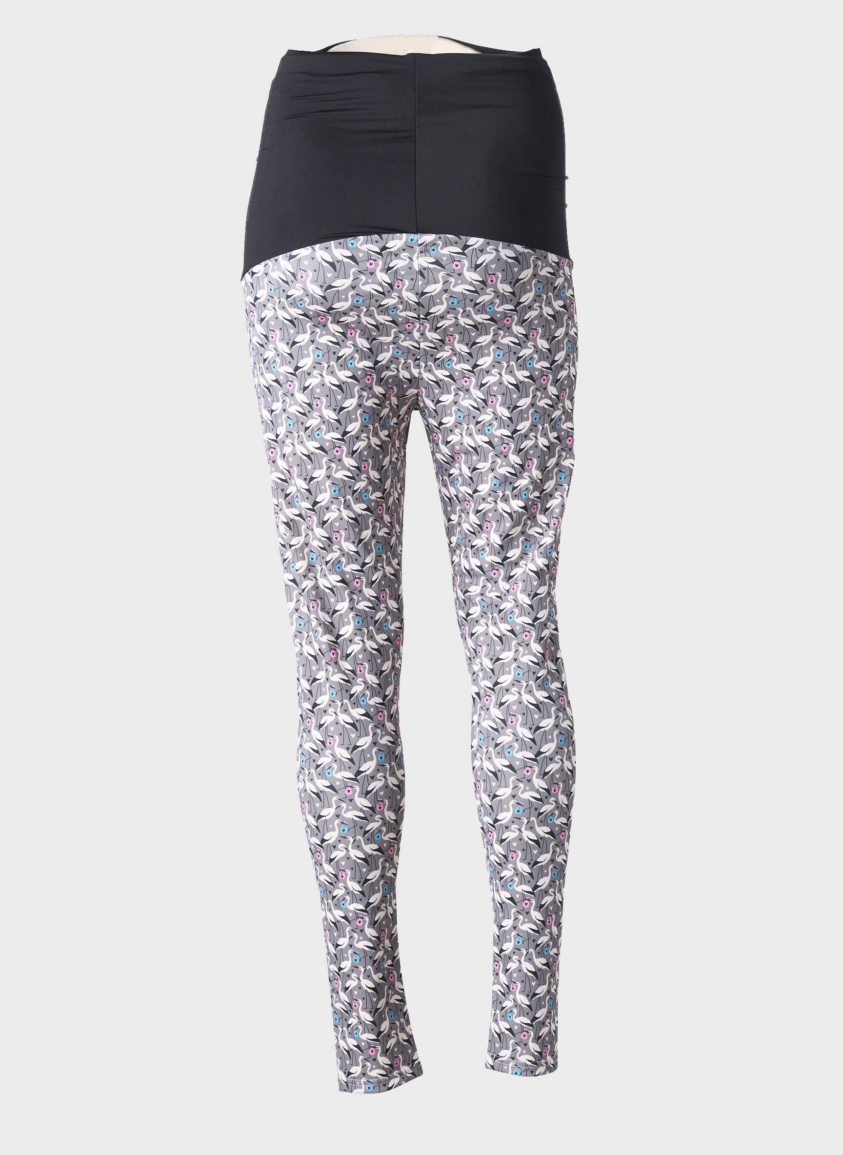 Pantalon maternité stretch gris LES POULETTES FITNESS femme