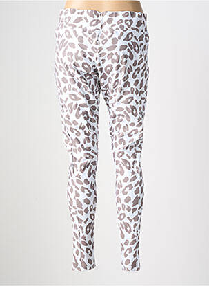 Legging tissage jersey taille normale beige LES POULETTES FITNESS femme