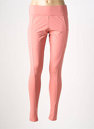 Legging tissage jersey taille normale rose LES POULETTES FITNESS femme
