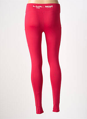 Legging tissage jersey taille normale rouge LES POULETTES FITNESS femme