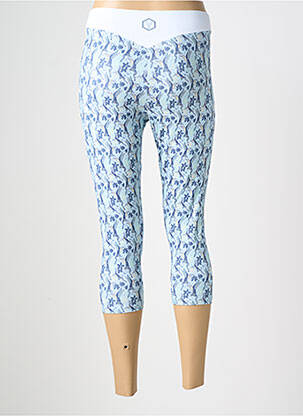 Legging tissage jersey taille normale bleu LES POULETTES FITNESS femme