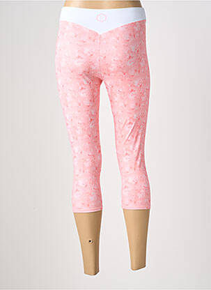 Legging tissage jersey taille normale rose LES POULETTES FITNESS femme
