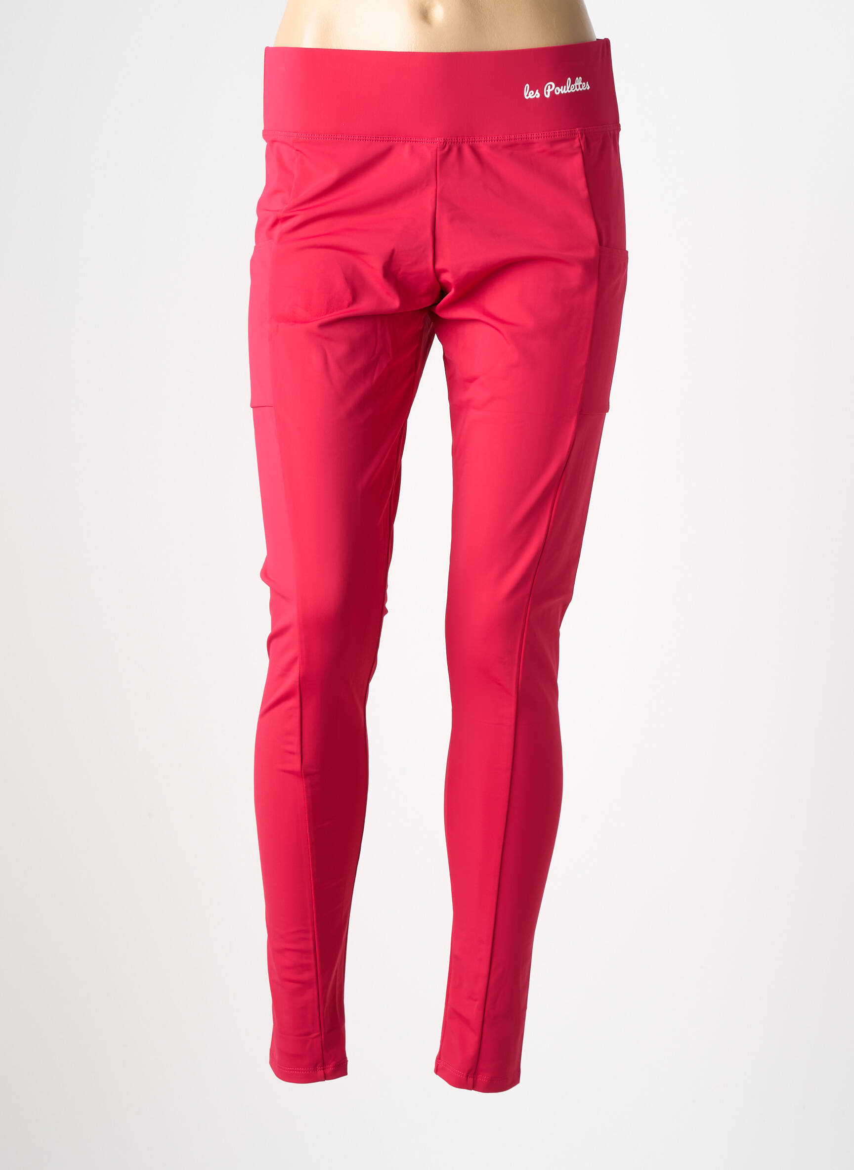 Legging tissage jersey taille normale rouge LES POULETTES FITNESS femme