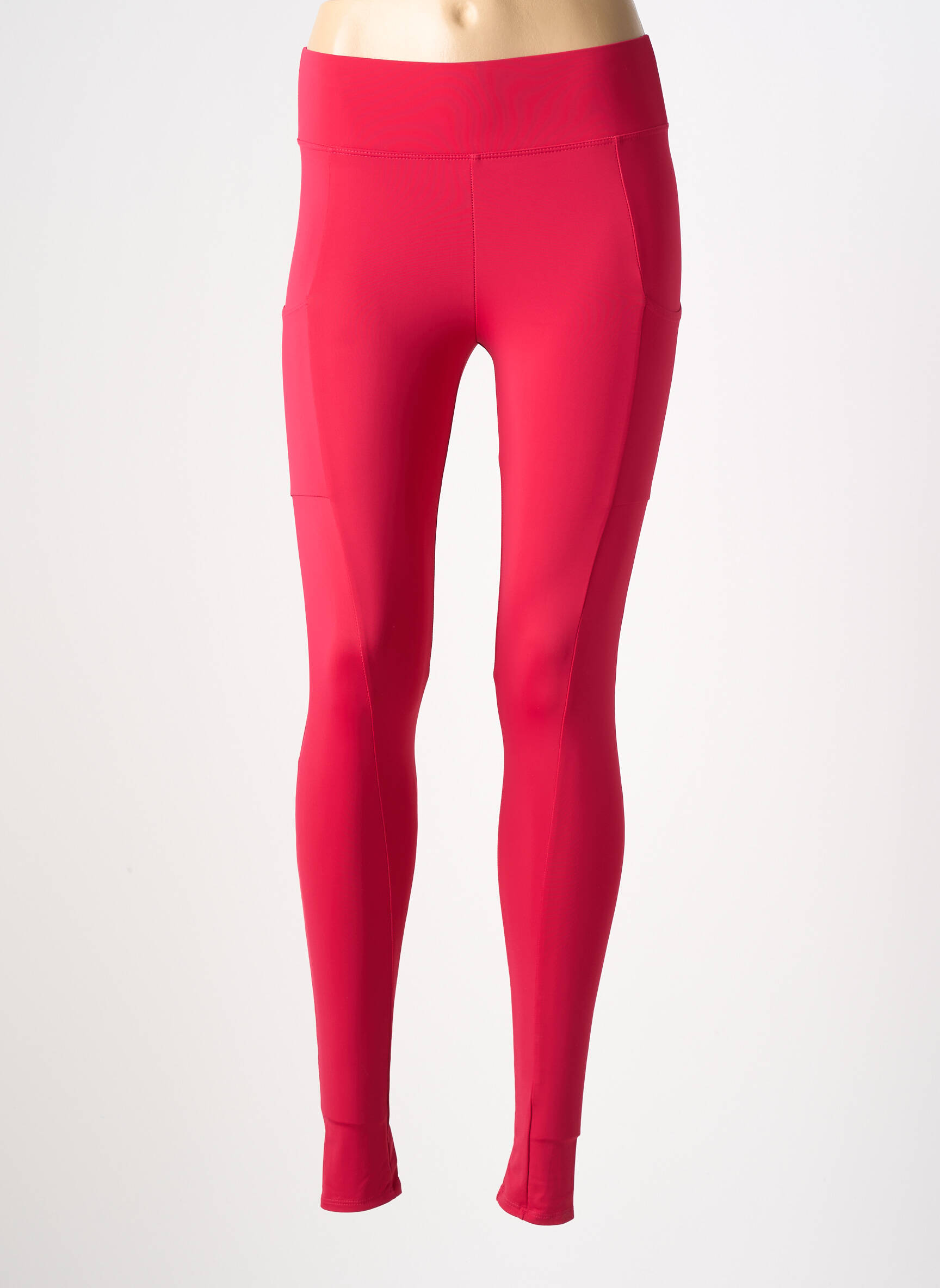 Legging tissage jersey taille normale rouge LES POULETTES FITNESS femme