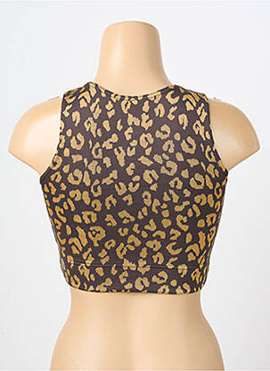 Soutien-gorge sans armature brassieres marron LES POULETTES FITNESS femme