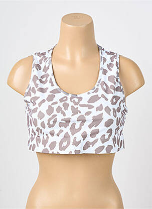 Soutien-gorge sans armature brassieres blanc LES POULETTES FITNESS femme