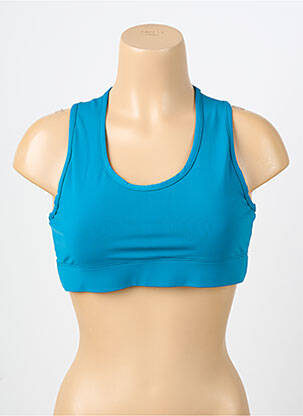 Soutien-gorge sans armature brassieres bleu LES POULETTES FITNESS femme