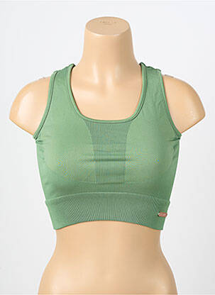 Soutien-gorge sans armature brassieres vert LES POULETTES FITNESS femme