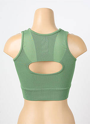 Soutien-gorge sans armature brassieres vert LES POULETTES FITNESS femme