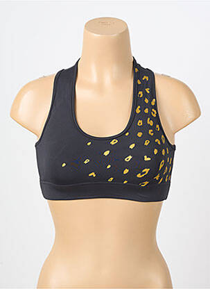 Soutien-gorge sans armature brassieres noir LES POULETTES FITNESS femme