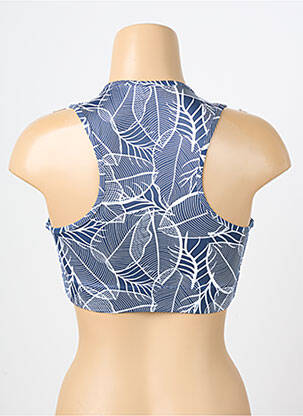 Soutien-gorge sans armature brassieres bleu LES POULETTES FITNESS femme