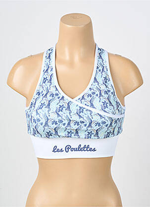 Soutien-gorge brassieres bleu LES POULETTES FITNESS femme