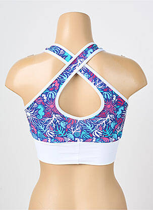 Soutien-gorge sans armature brassieres bleu LES POULETTES FITNESS femme