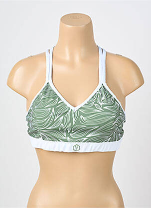 Soutien-gorge sans armature brassieres vert LES POULETTES FITNESS femme