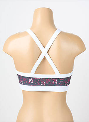 Soutien-gorge sans armature brassieres violet LES POULETTES FITNESS femme
