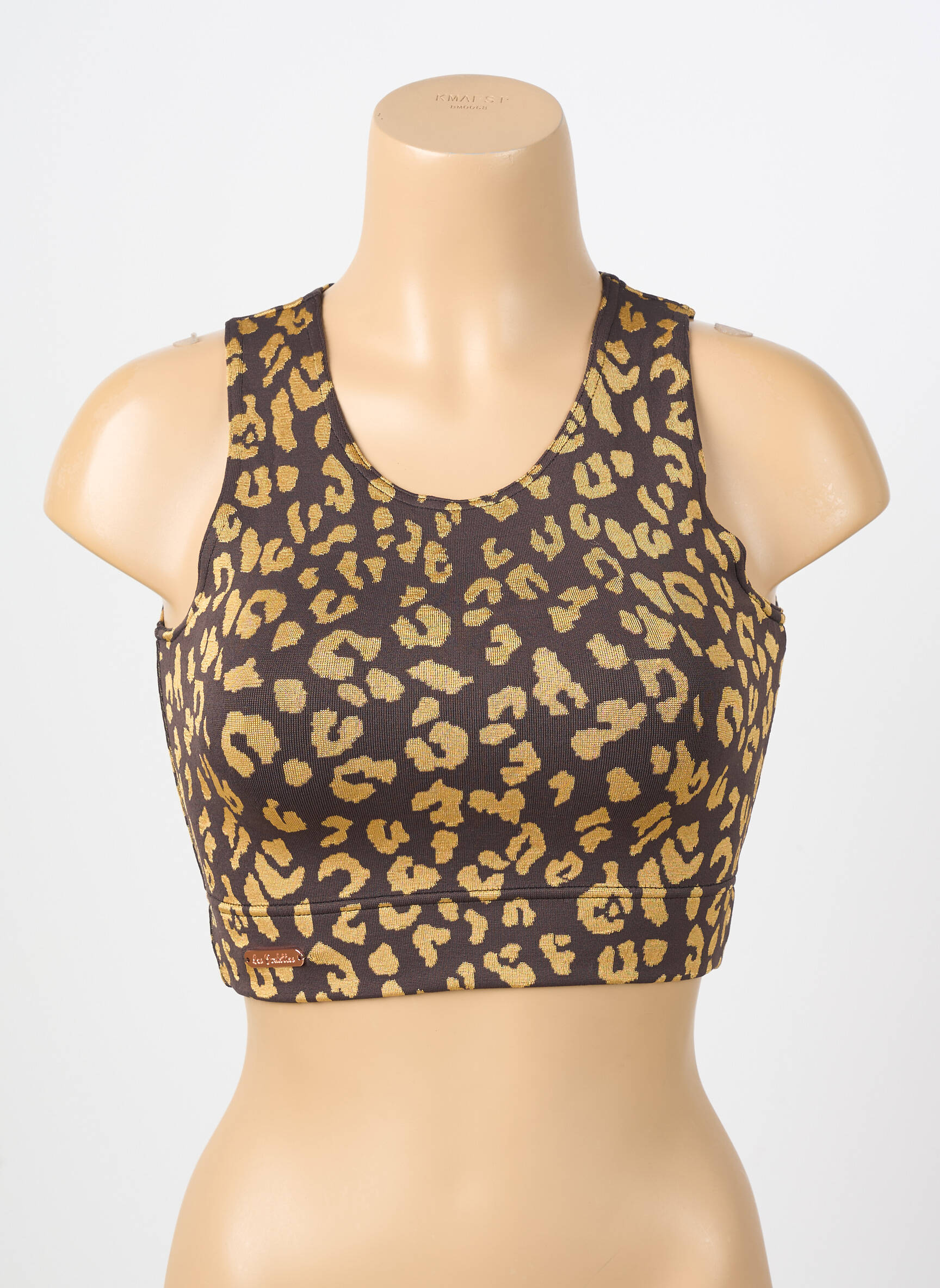 Soutien-gorge sans armature brassieres marron LES POULETTES FITNESS femme