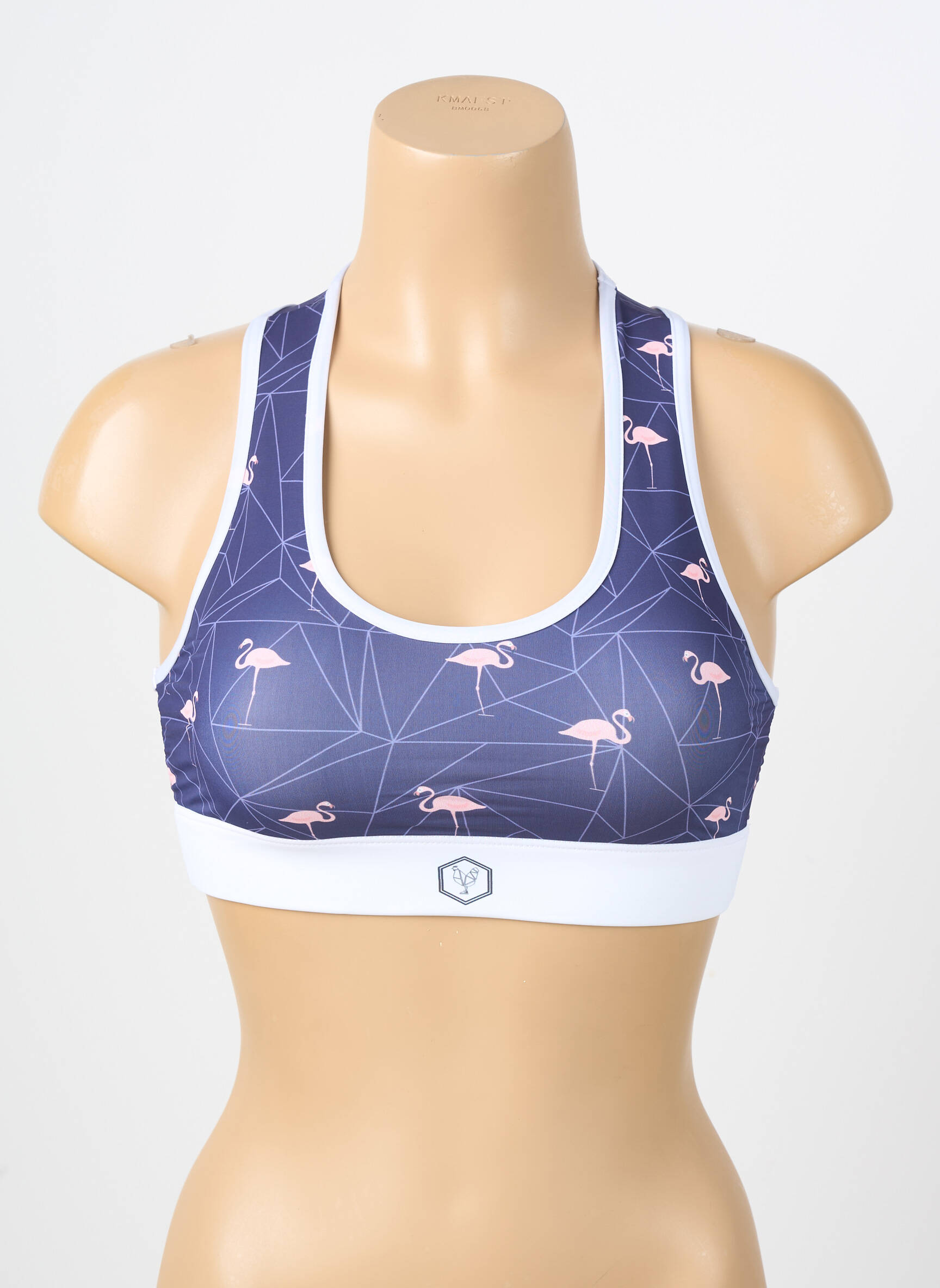Soutien-gorge sans armature brassieres bleu LES POULETTES FITNESS femme