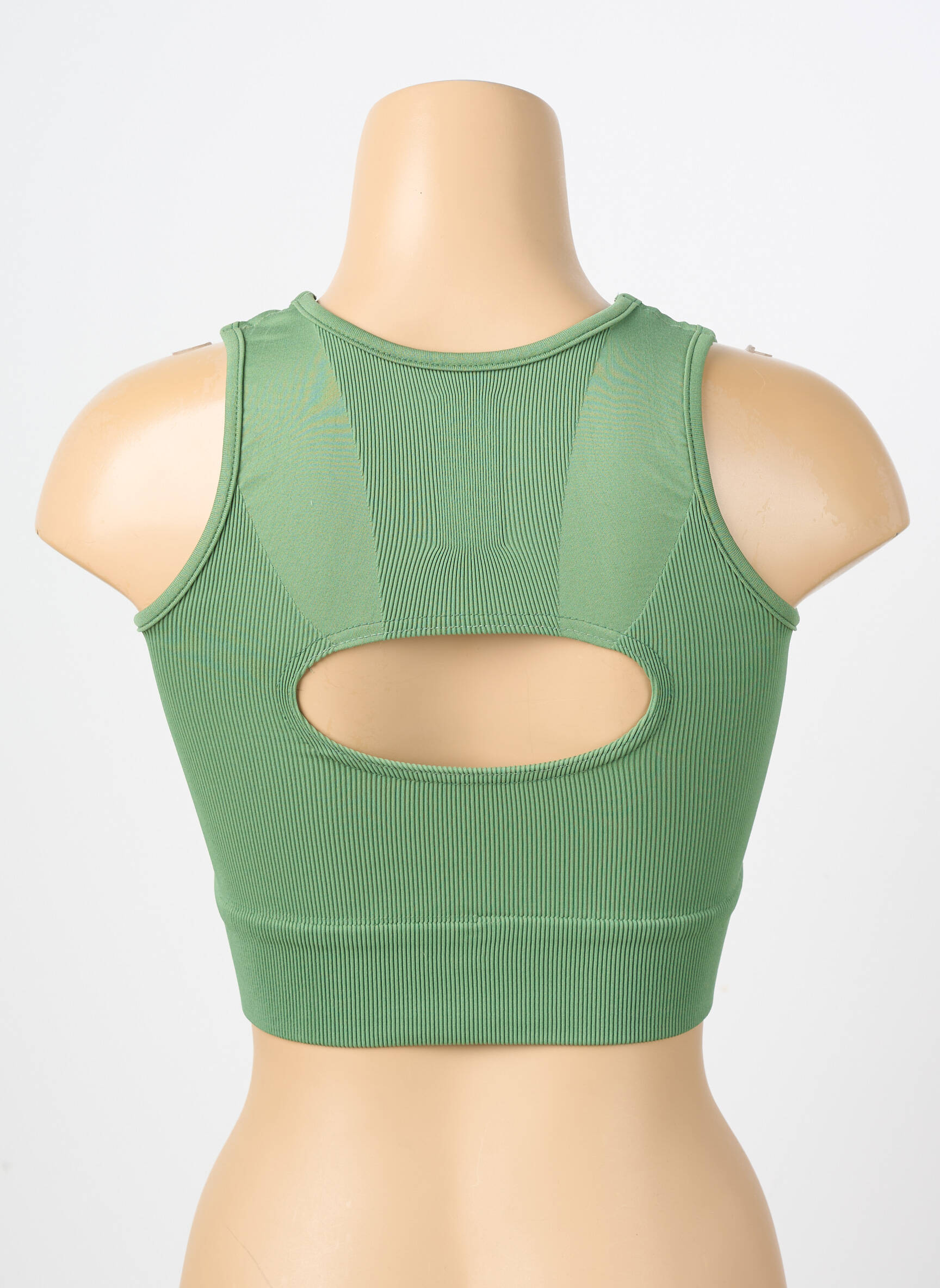 Soutien-gorge sans armature brassieres vert LES POULETTES FITNESS femme