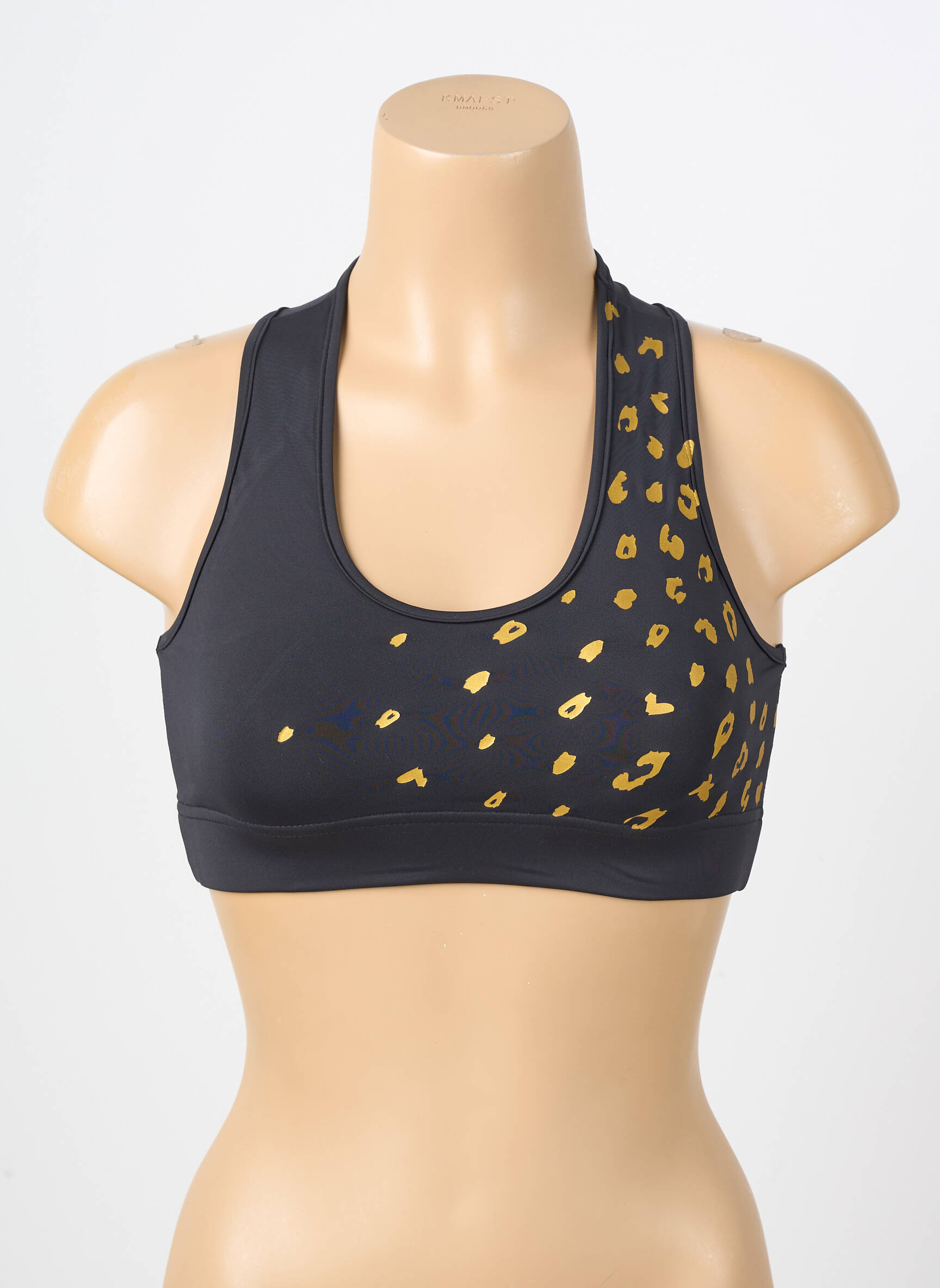 Soutien-gorge sans armature brassieres noir LES POULETTES FITNESS femme