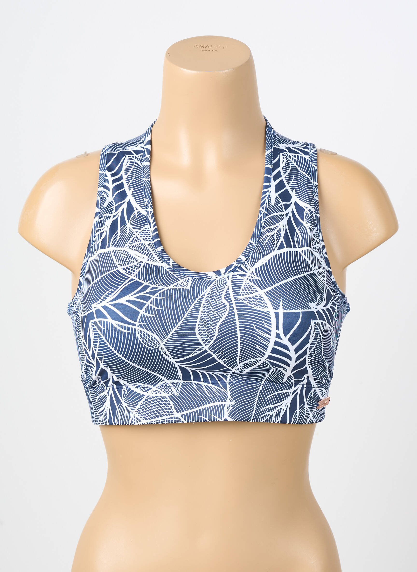 Soutien-gorge sans armature brassieres bleu LES POULETTES FITNESS femme