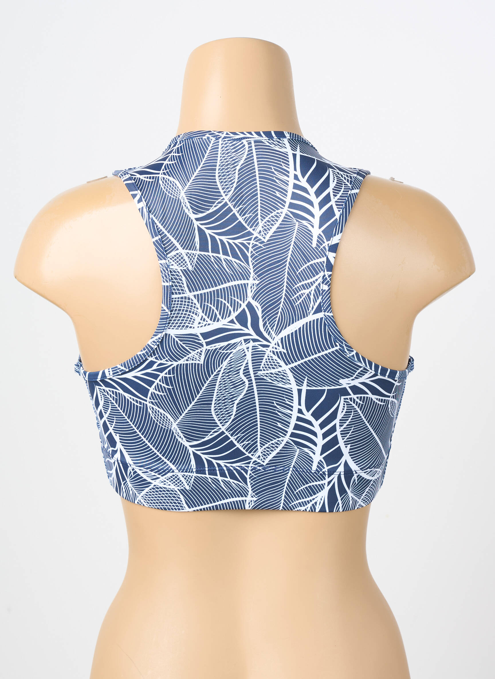 Soutien-gorge sans armature brassieres bleu LES POULETTES FITNESS femme