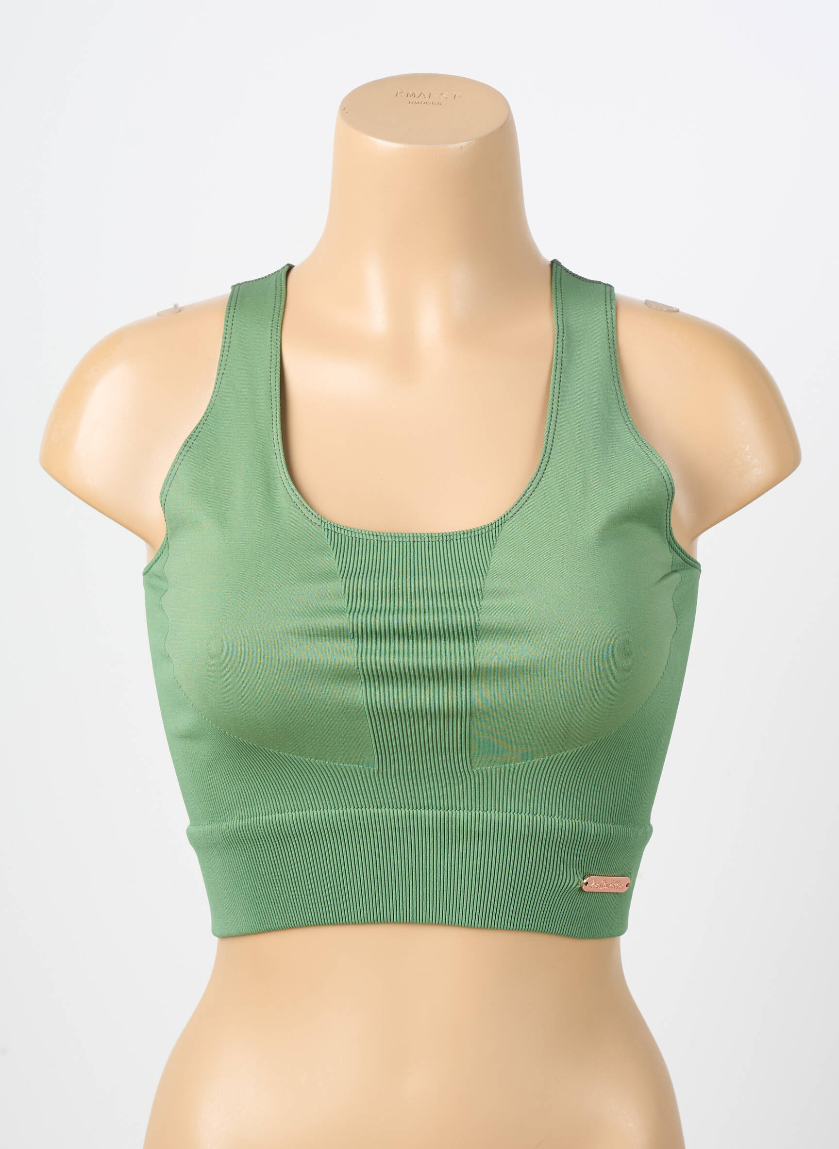 Soutien-gorge sans armature sans armature vert LES POULETTES FITNESS femme