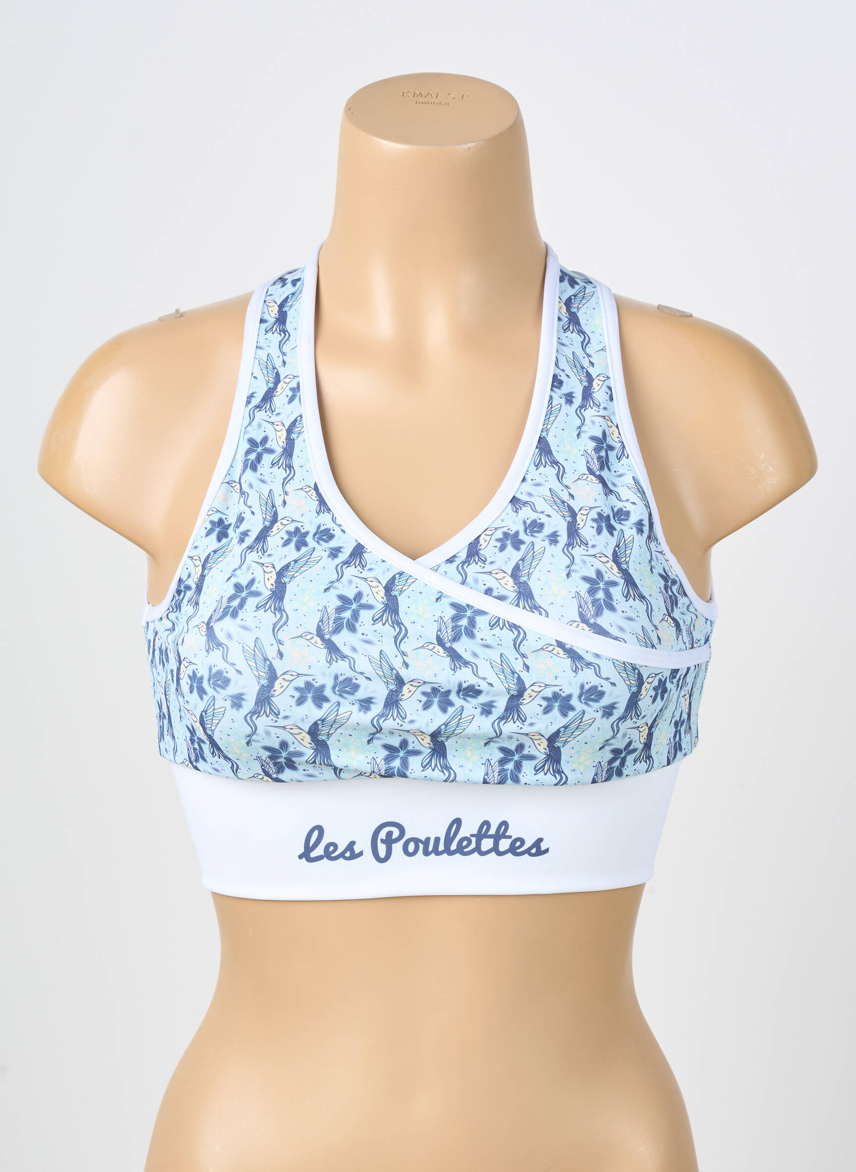 Soutien-gorge brassieres bleu LES POULETTES FITNESS femme