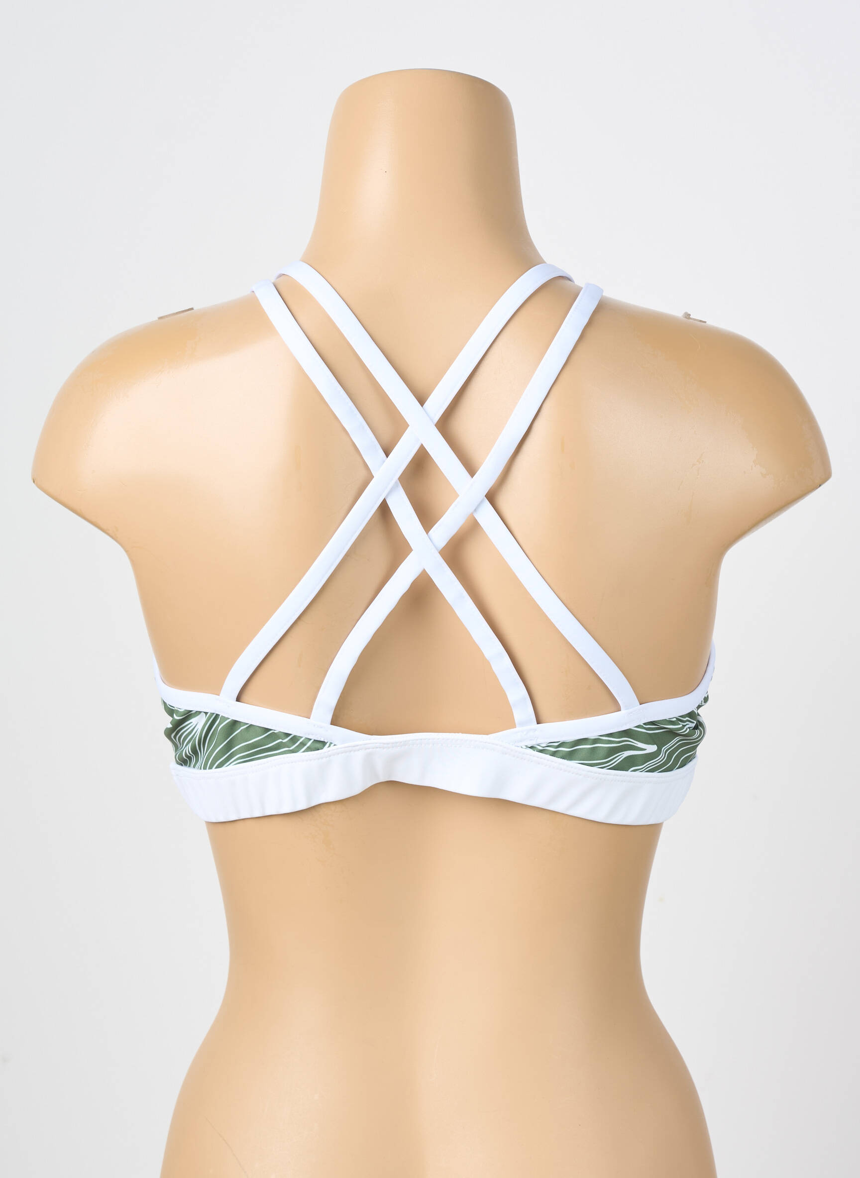 Soutien-gorge sans armature brassieres vert LES POULETTES FITNESS femme