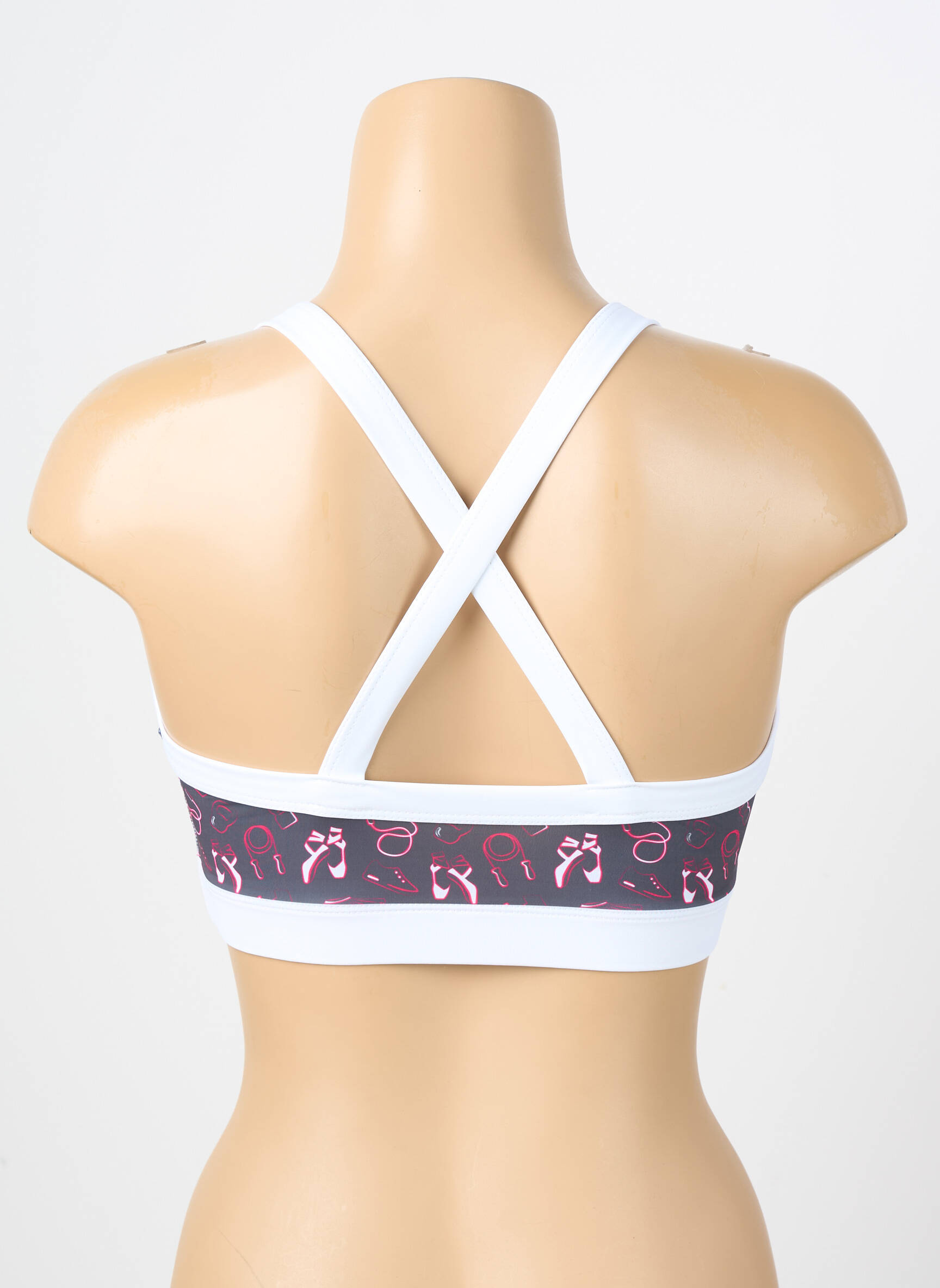 Soutien-gorge sans armature brassieres violet LES POULETTES FITNESS femme