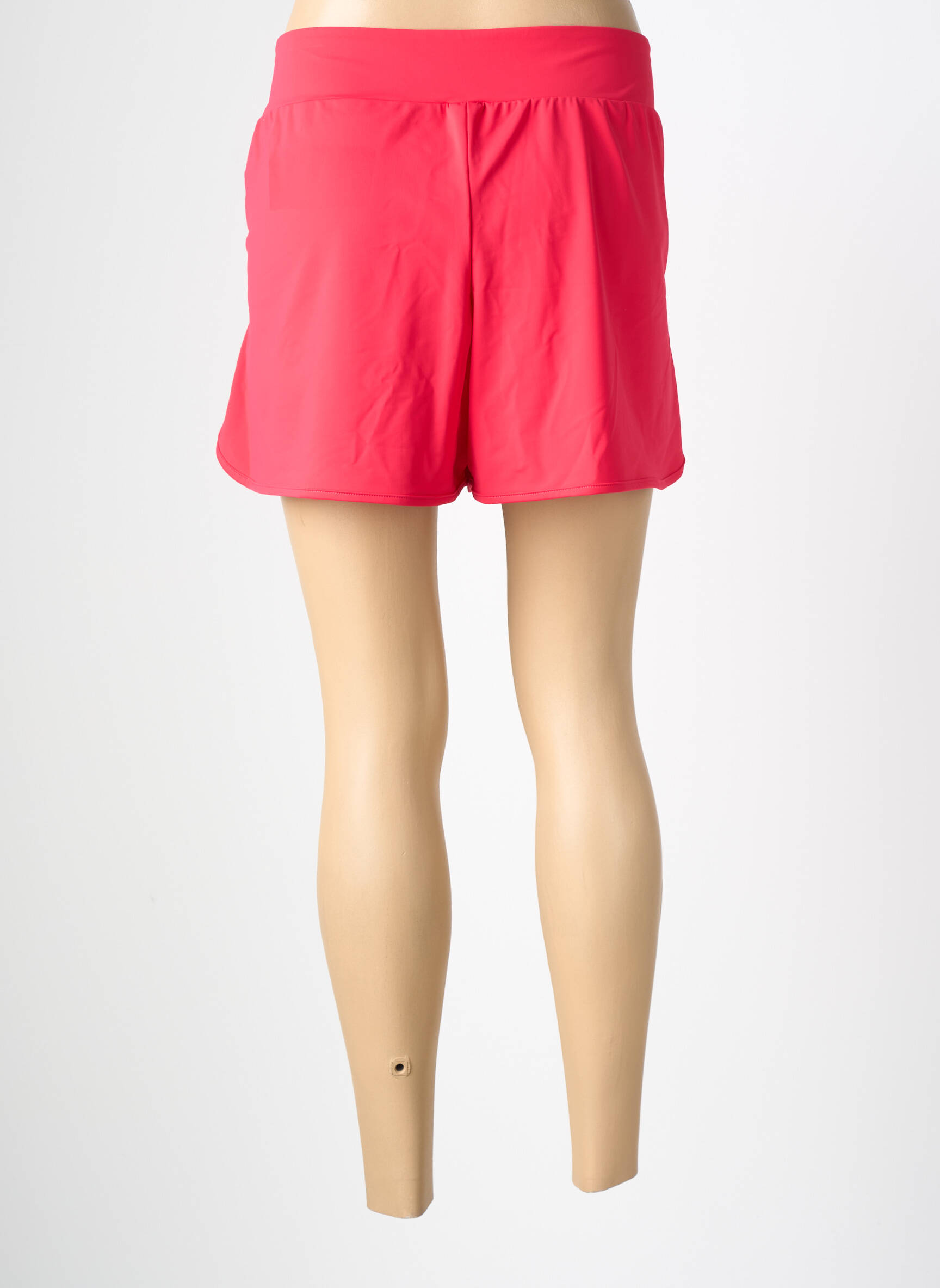Short coupe droite rouge LES POULETTES FITNESS femme