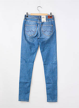 Jeans coupe slim effet usé délavé bleu PEPE JEANS fille