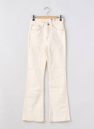 Jean coupe flare taille normale taille normale beige GARCIA femme