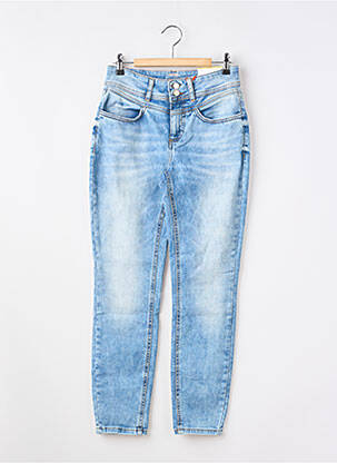 Jeans coupe slim tissage brut taille normale bleu STREET ONE femme
