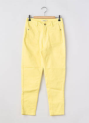 Jeans coupe slim taille normale jaune GARCIA fille