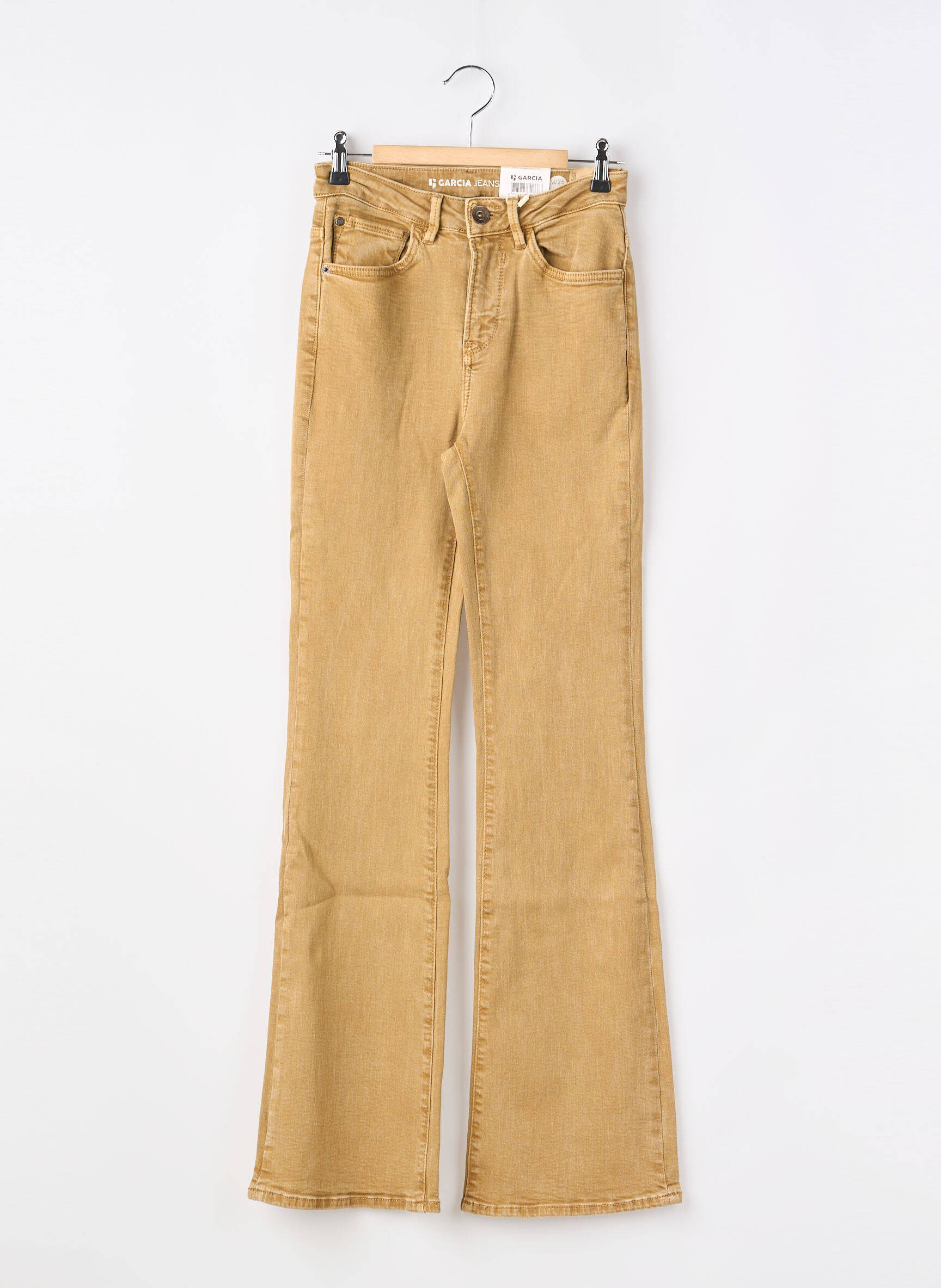 Jeans bootcut taille normale taille normale marron GARCIA femme
