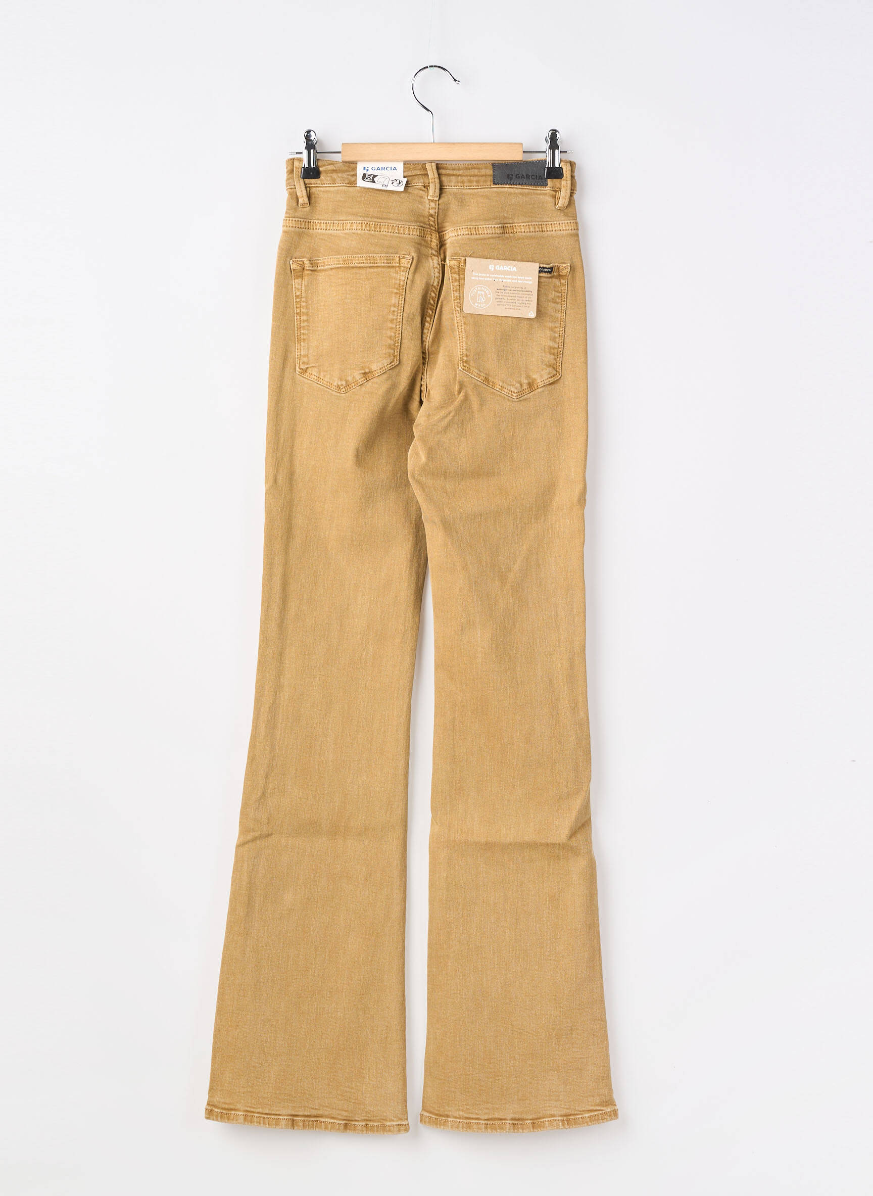 Jeans bootcut taille normale taille normale marron GARCIA femme
