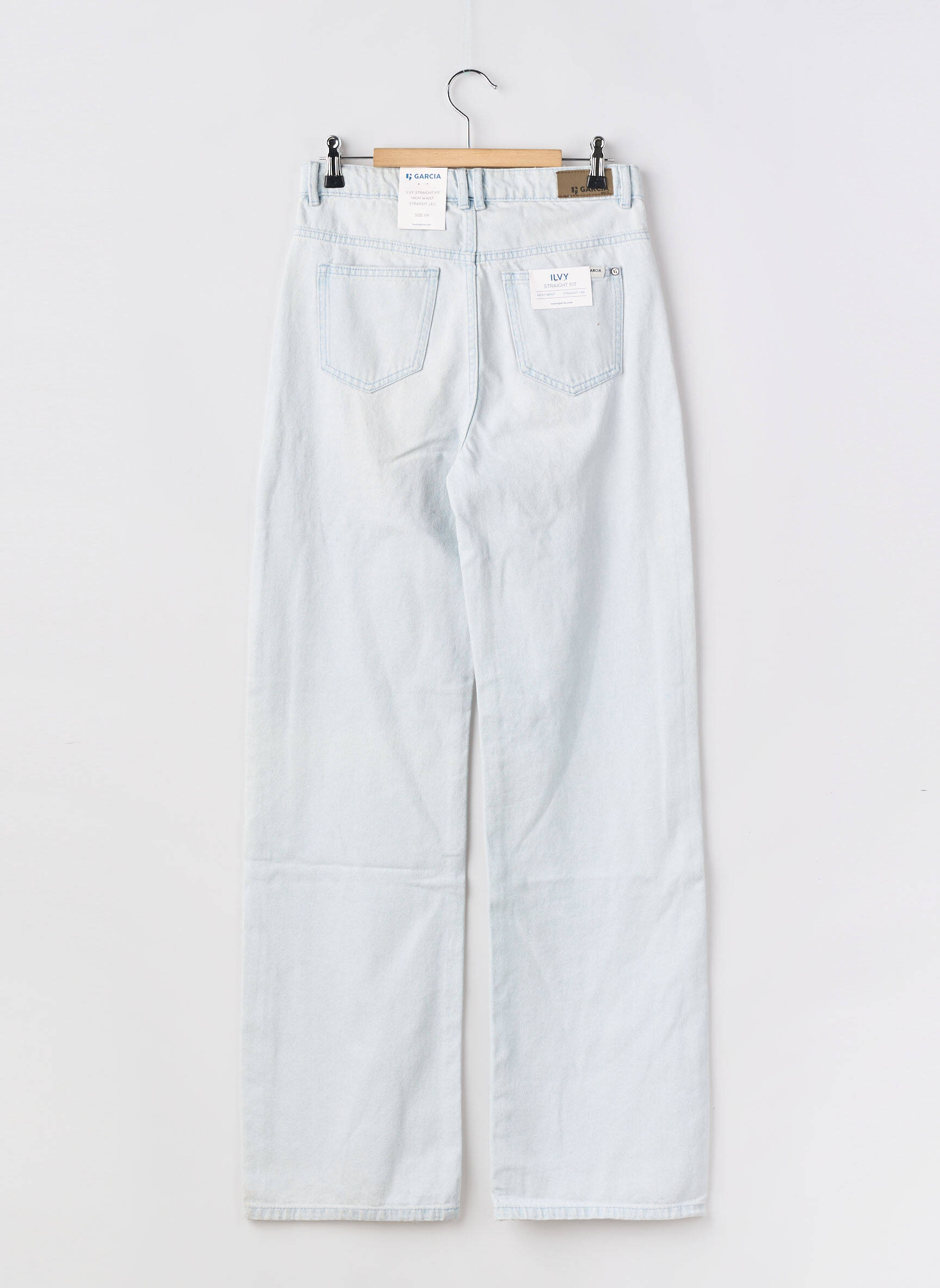 Jeans coupe droite taille normale bleu GARCIA fille