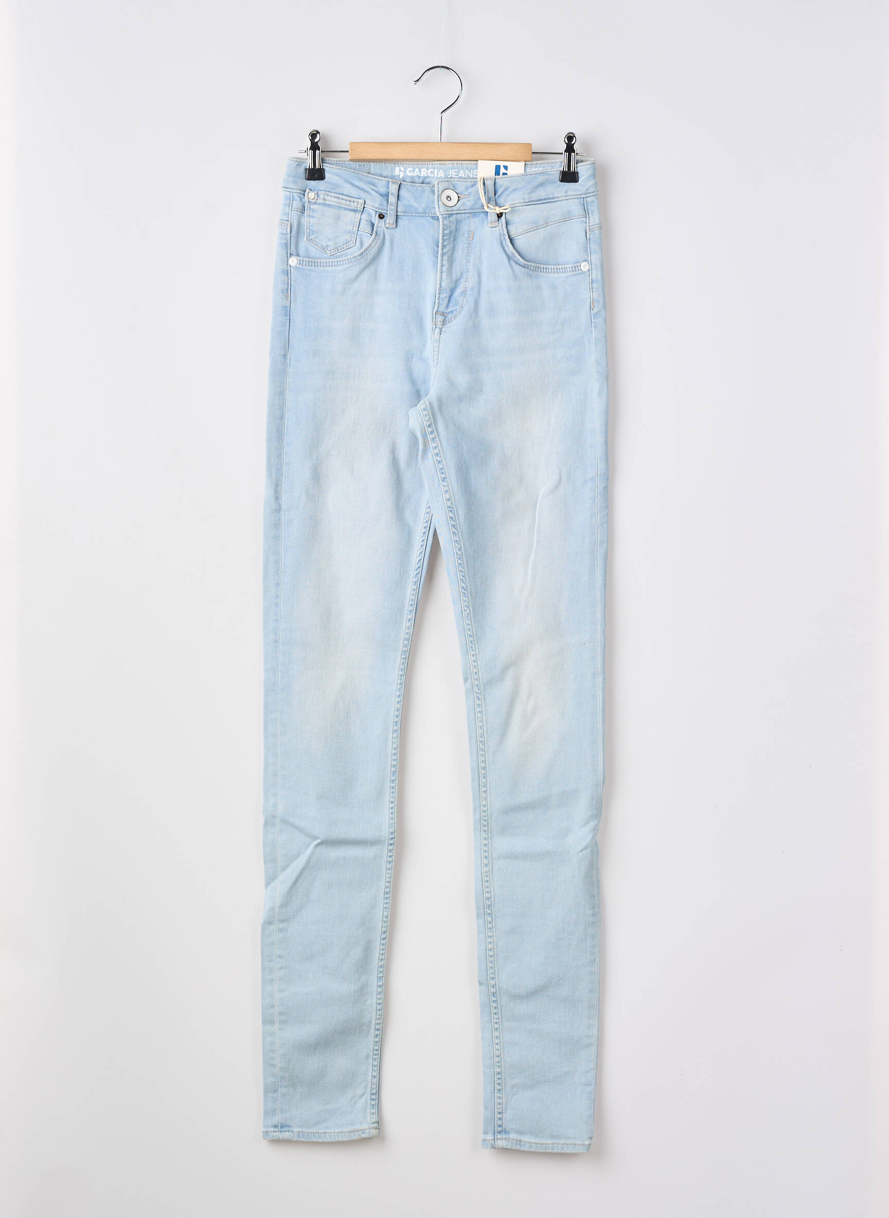 Jeans skinny taille normale bleu GARCIA fille