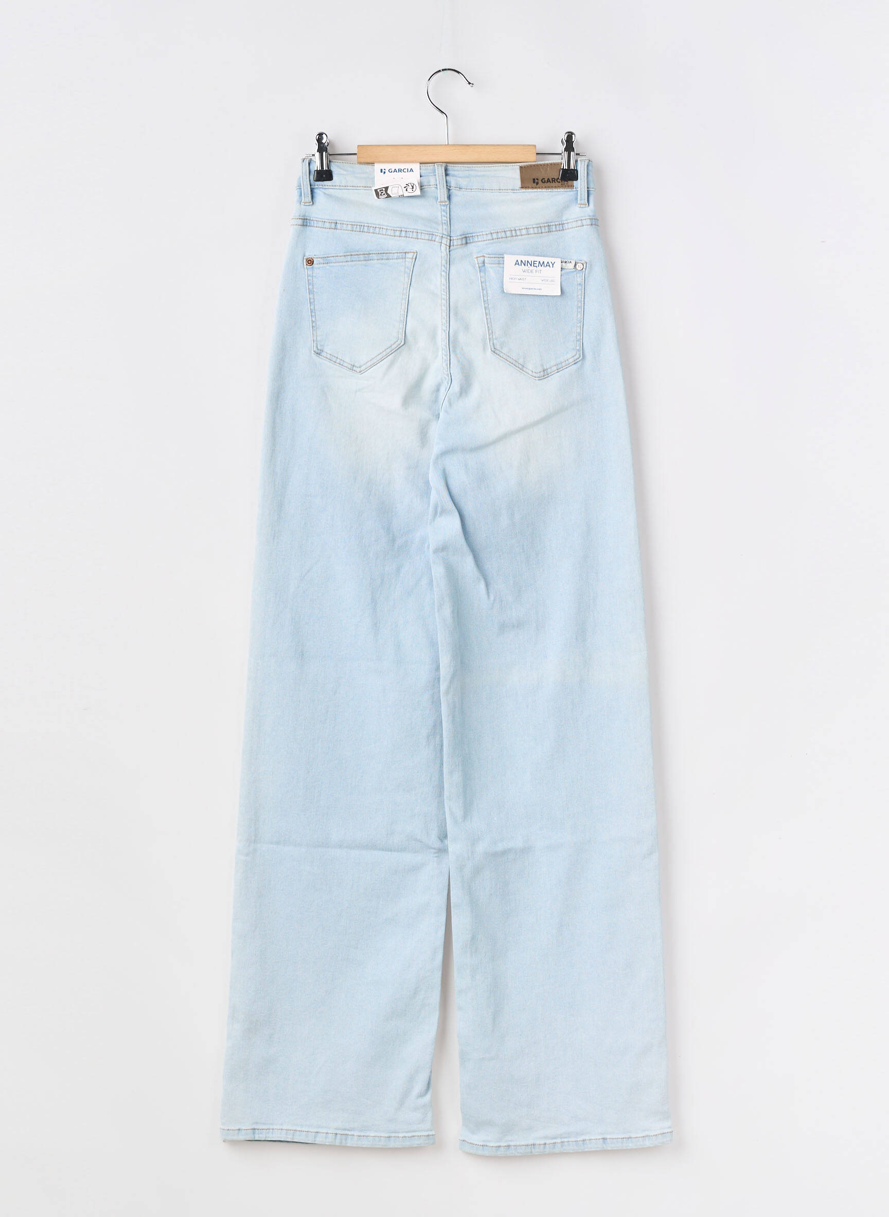 Jeans coupe droite taille normale bleu GARCIA fille