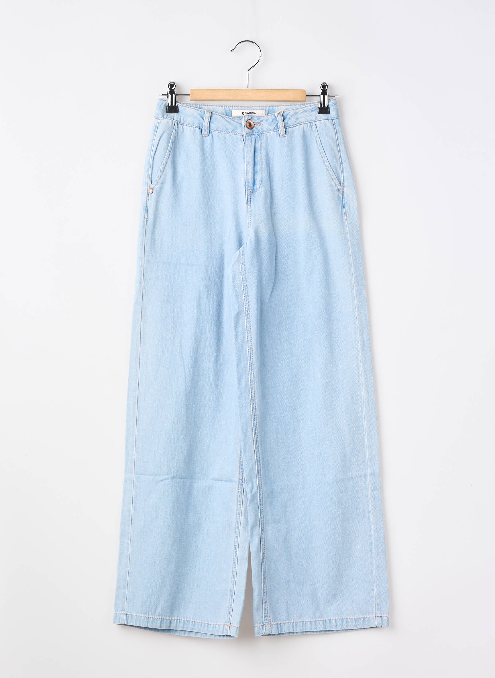 Jeans coupe large poches bleu GARCIA fille