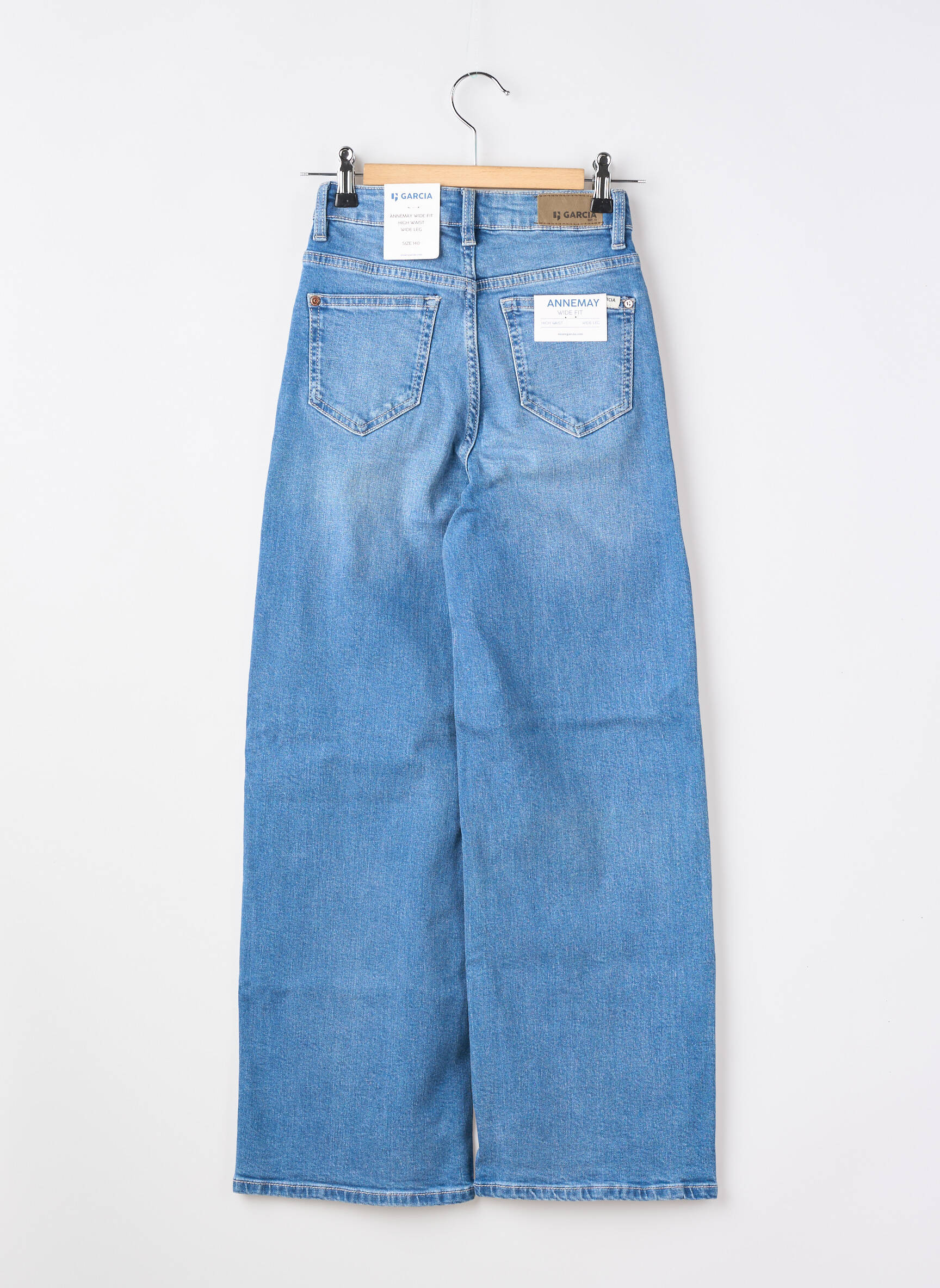 Jeans coupe large poches bleu GARCIA fille
