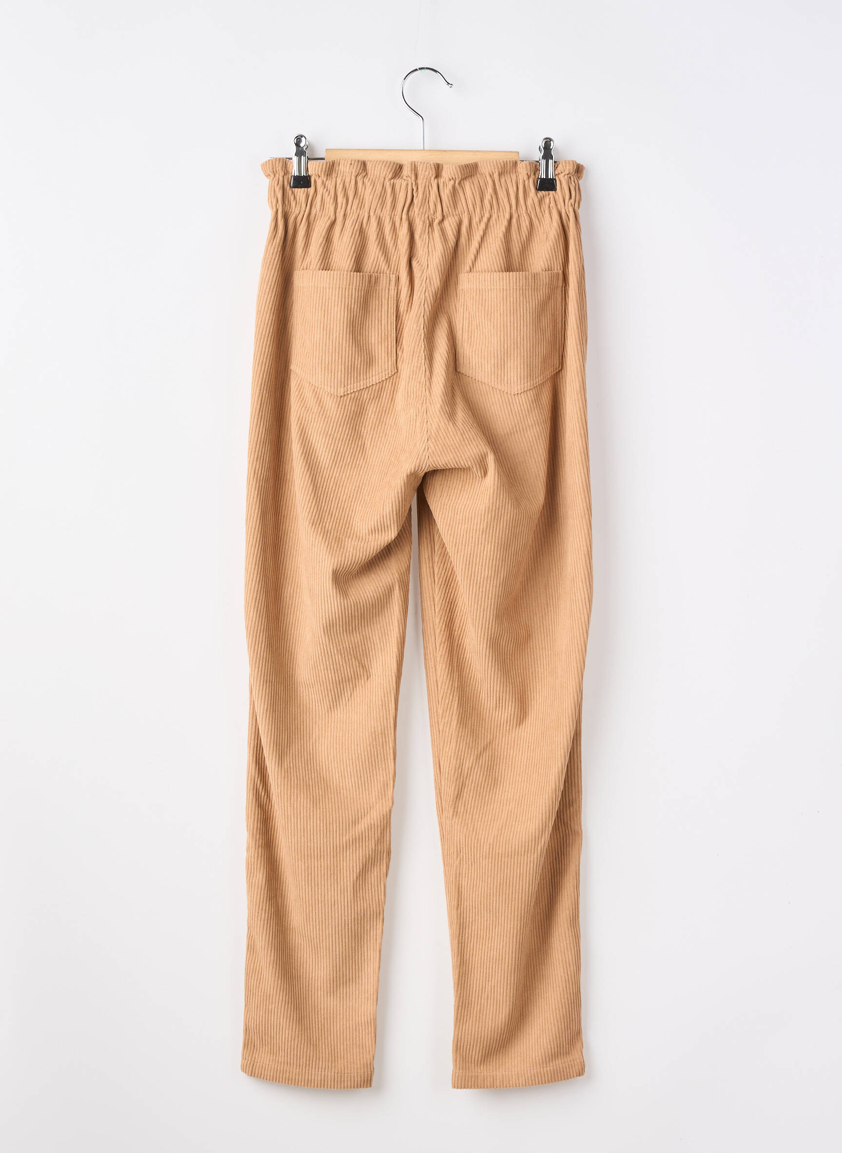 Pantalon slim stretch taille élastique marron MOLLY BRACKEN fille
