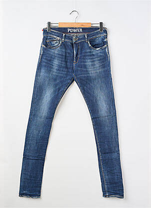 Jeans skinny tissage brut bleu LE TEMPS DES CERISES garçon