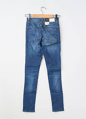 Jeans coupe slim tissage brut bleu RAW-7 fille